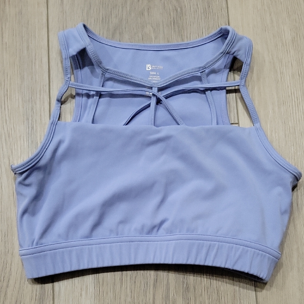 BuffBunny Light Blue Sports Bra